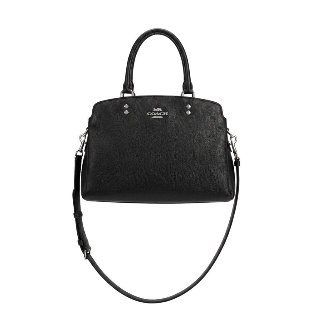 Coach Mini Lillie Carryall Crossbody Satchel Bag Black